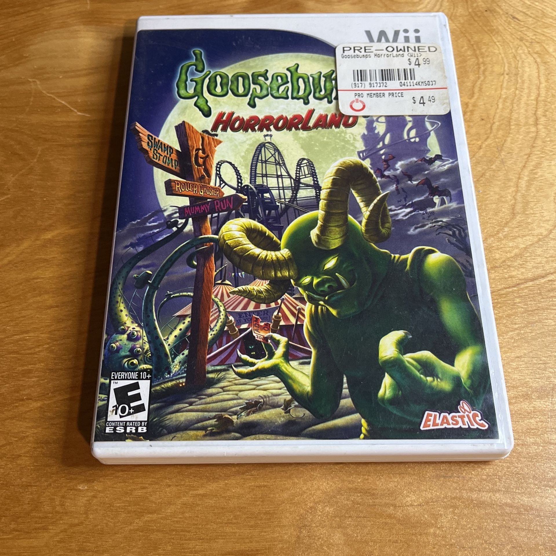 Nintendo Wii - Goosebumps Horrorland