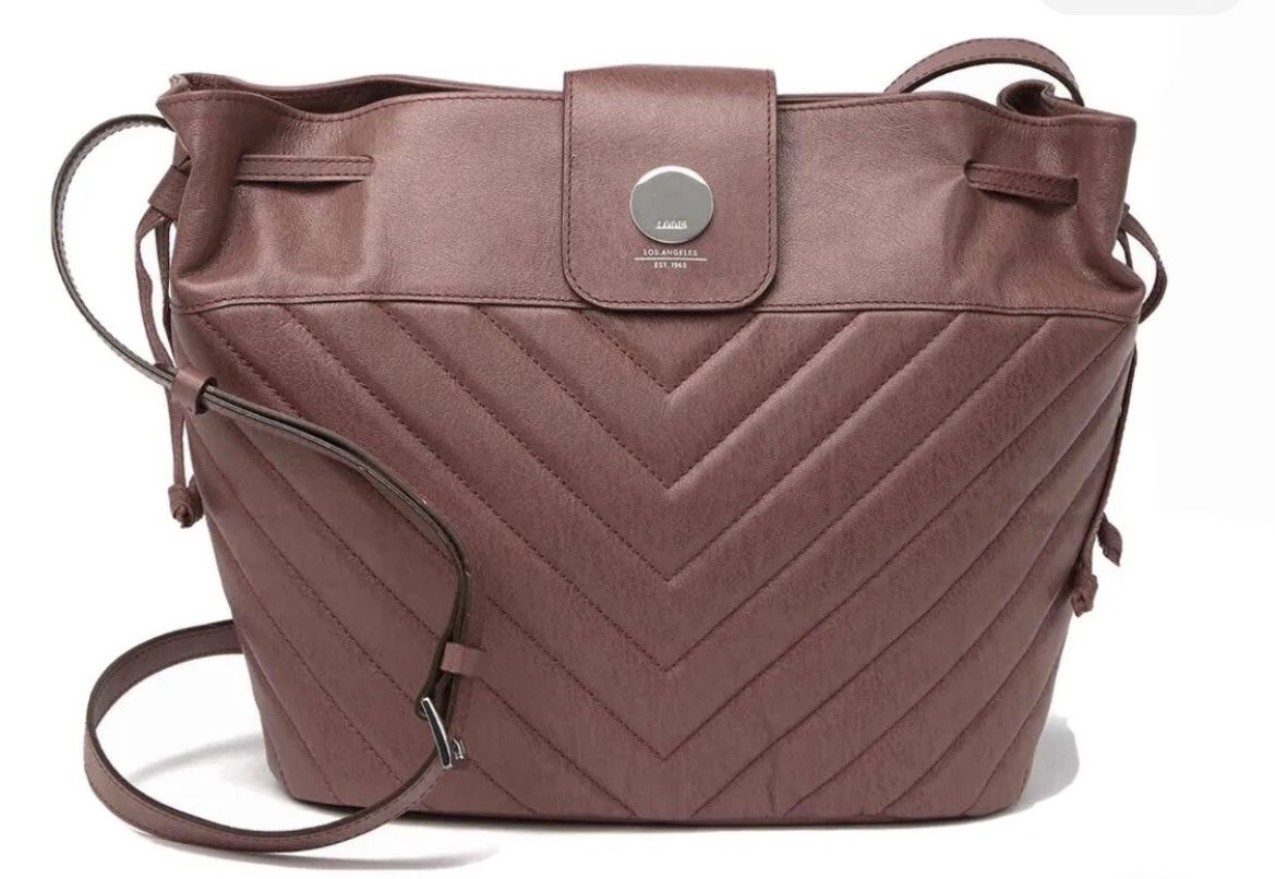 New Women’s Lodis Carmel Loren Quilted Drawstring Tote $288 Retail. Condition is New with tags.