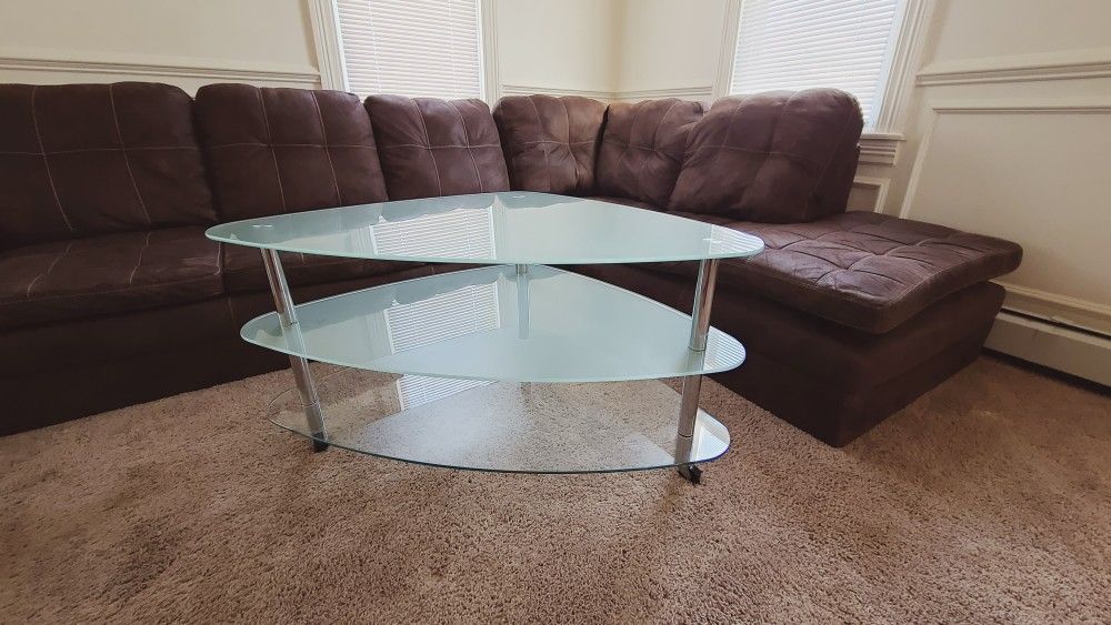 3 Tier Glass Table