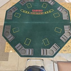 Table Top Poker Game Board With Case