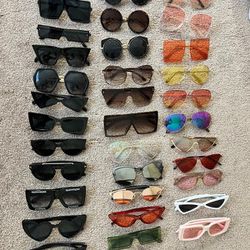 Female  Fashion Sunglasses About 34 In Count($350+ Value)