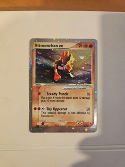 NM 2003 Pokemon Ex Ruby & Sapphire #98 Hitmonchan Ex Holo Pokemon