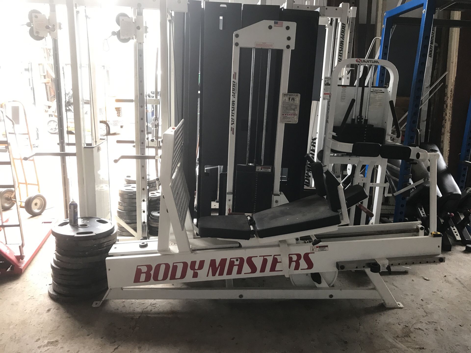 Body masters super leg press Exercise
