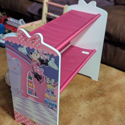 Minnie Mouse Kids Shelves Good Condition 21in Tall 25in Wide 12 in deep