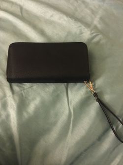 Wrist Black wallet