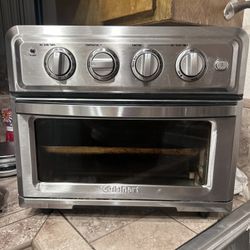 Air Fryer + Convection Toaster Oven by Cuisinart, 7-1 Oven with Bake, Grill, Broil & Warm Options, Stainless Steel, TOA-60