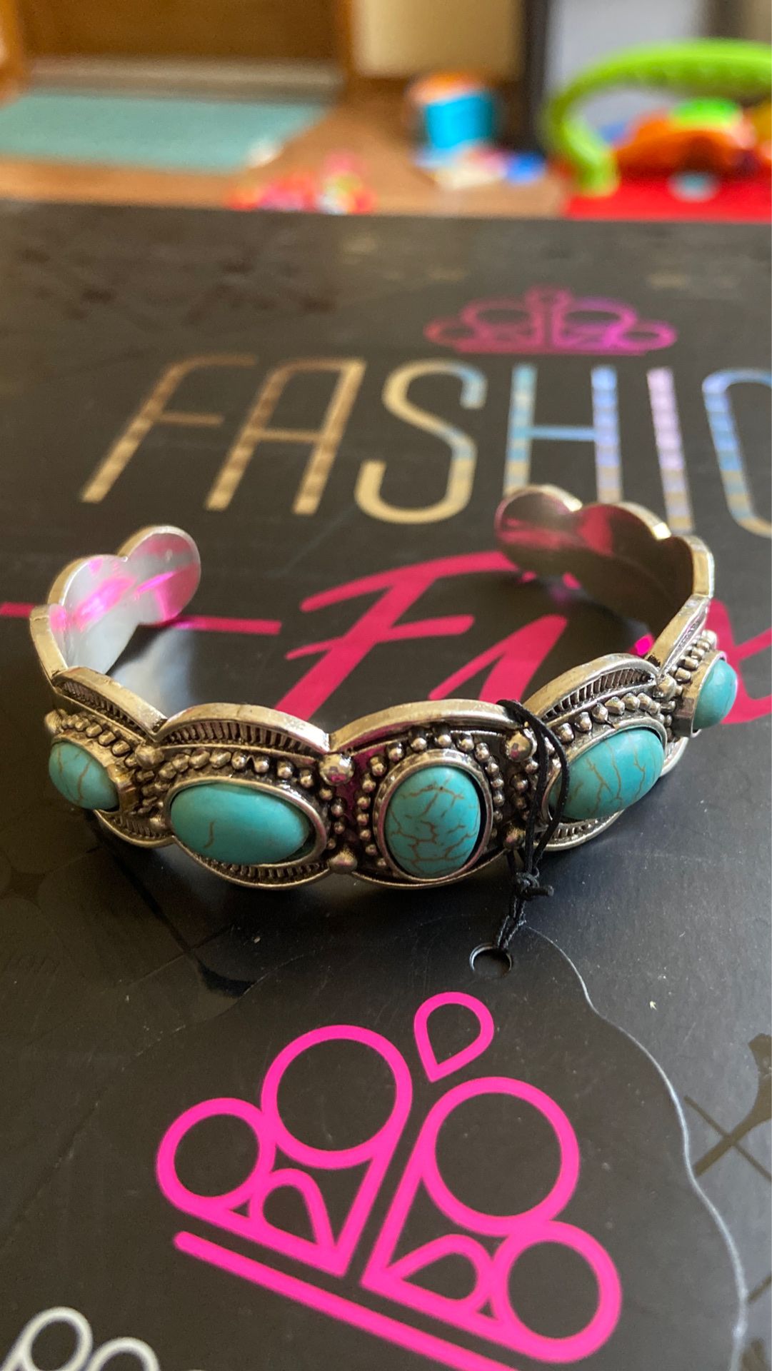 Desert Farer Turquoise Stone Cuff Bracelet