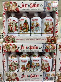 Home & Body Jolly Bright Hand Soap, 21.5 fl oz, 4-pack