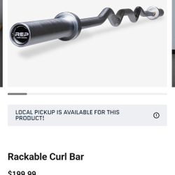 Rep Fitness Rackable Curl Bar 