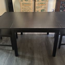 Extendible Dining Table Set - 2 Chairs