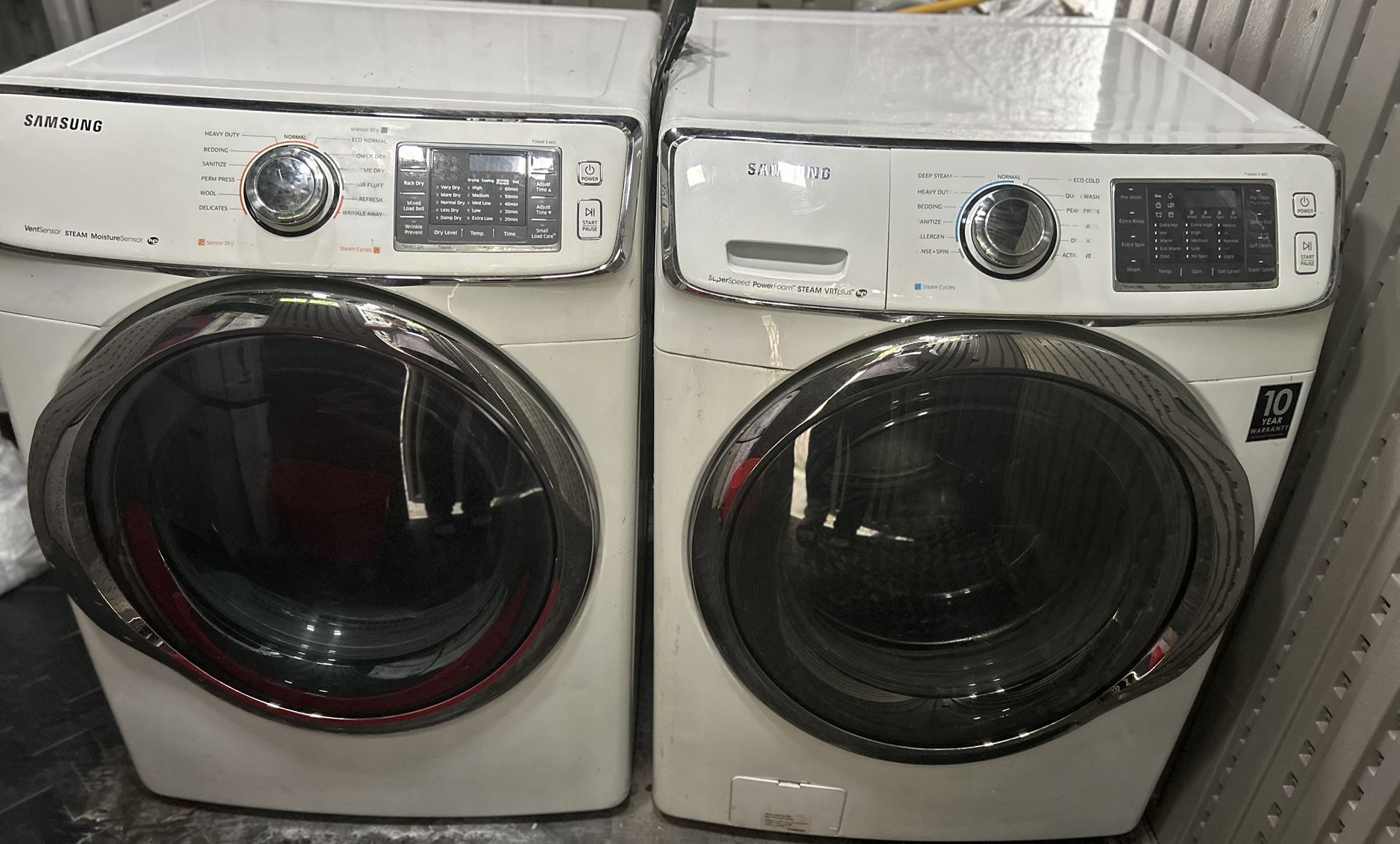 Samsung washer and dryer