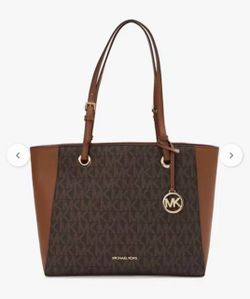 NWT Michael Kors WALSH BROWN /LUGGAGE MD TOTE
