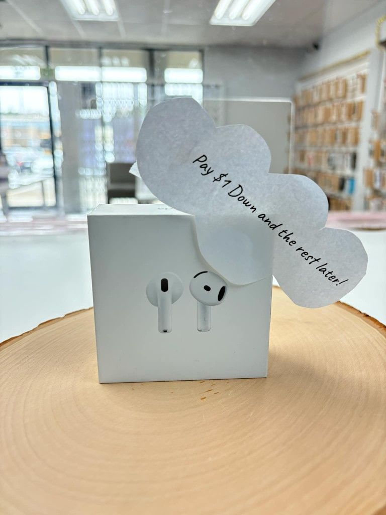Airpods 4 - Payments Available - Pay $1 Down To take It home