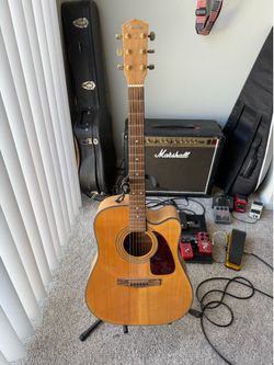 Fender Acoustic-Electric DG-22ce Natural w/hardshell case