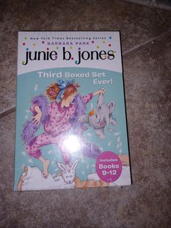 Barbara Park Junie B. Jones Third Boxed Set Books 9-12
New Junie B. Jones Third Boxed Set Barbara Park Junie B. Jones Third Boxed Set 9-12