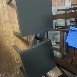 IKEA Black End Tables