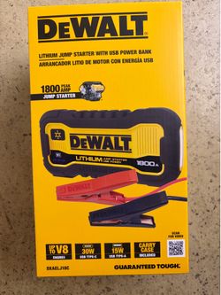DwWalt - 1800 peak AMP jump starter