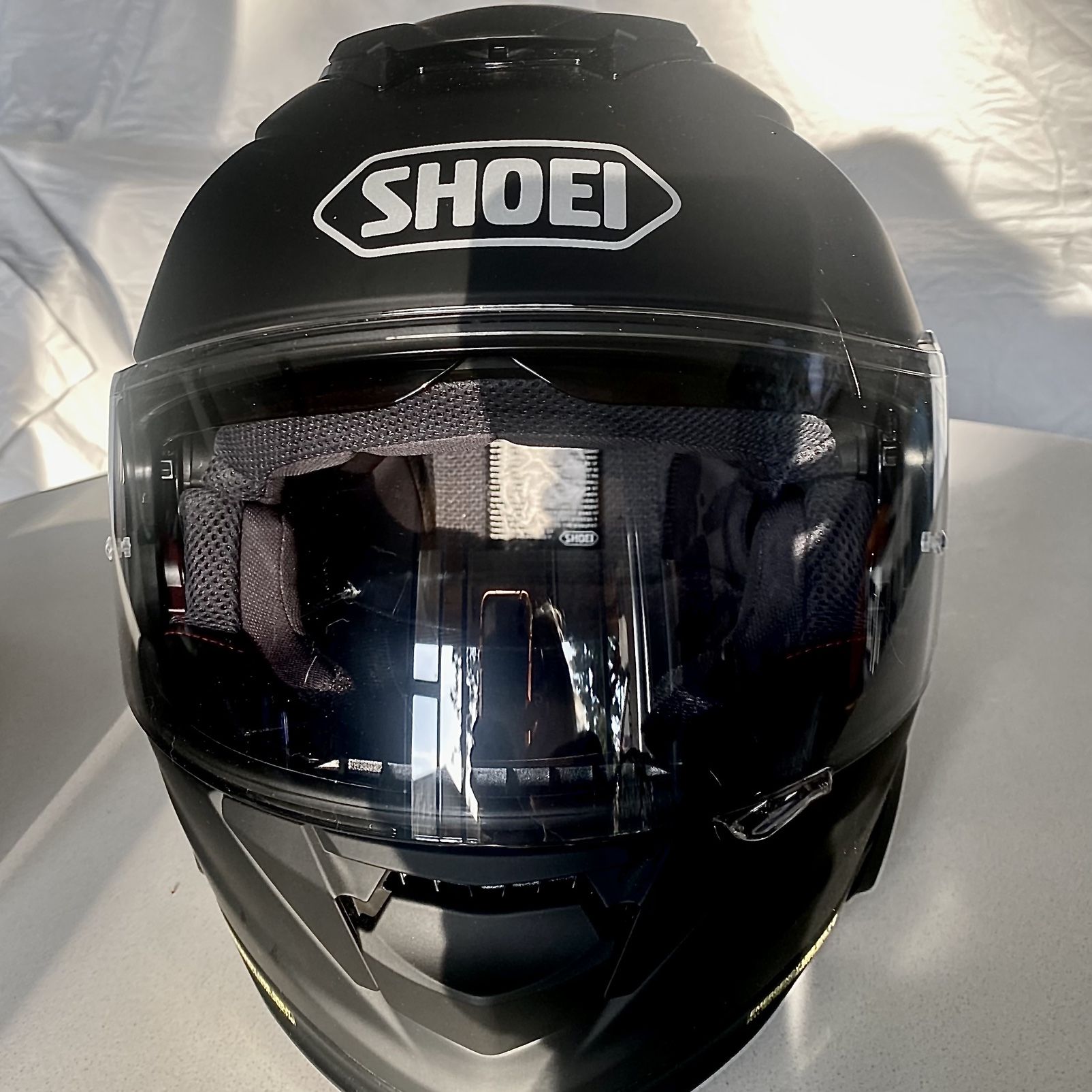 shoei gt-air solid matte black helmet 3 Deep Gray Full Face Motocrossgiant Air 3 is a full Shoei GT Air Solid Helmet