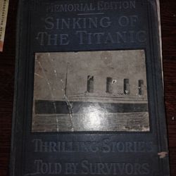 1912 Original Sinking Of The Titanic 