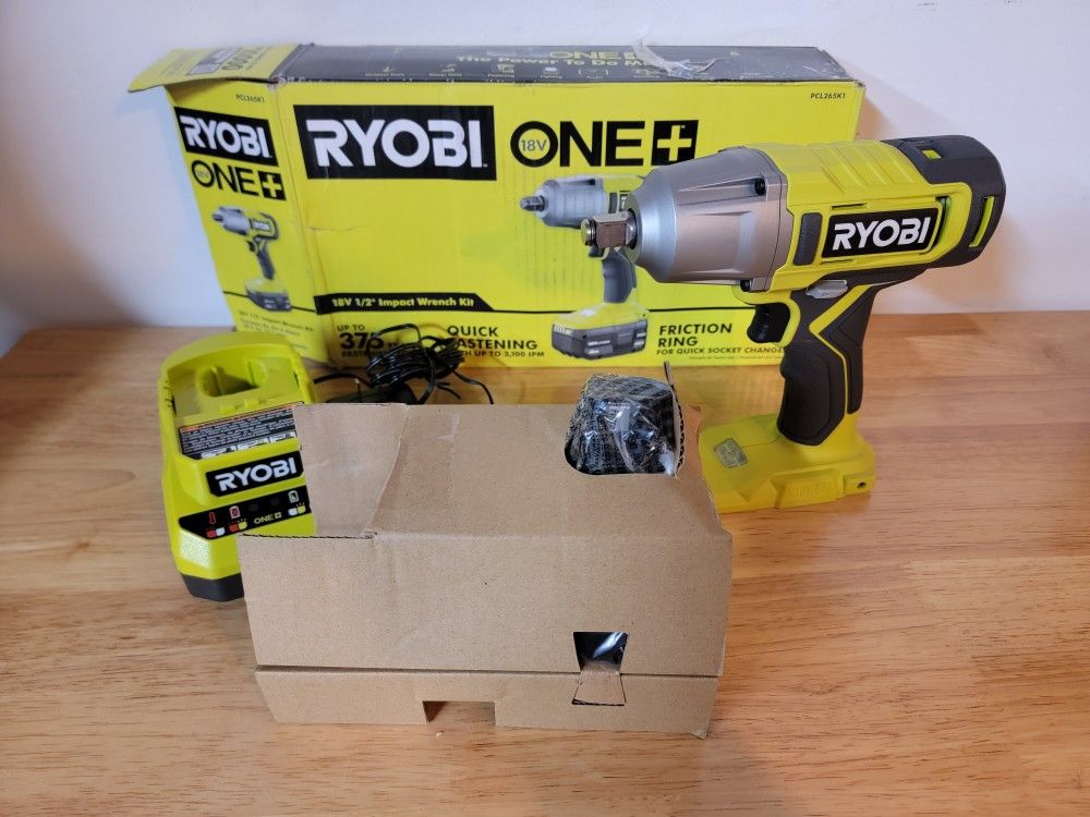 Ryobi ONE+ 18V 1/2 in. Impact Wrench Kit