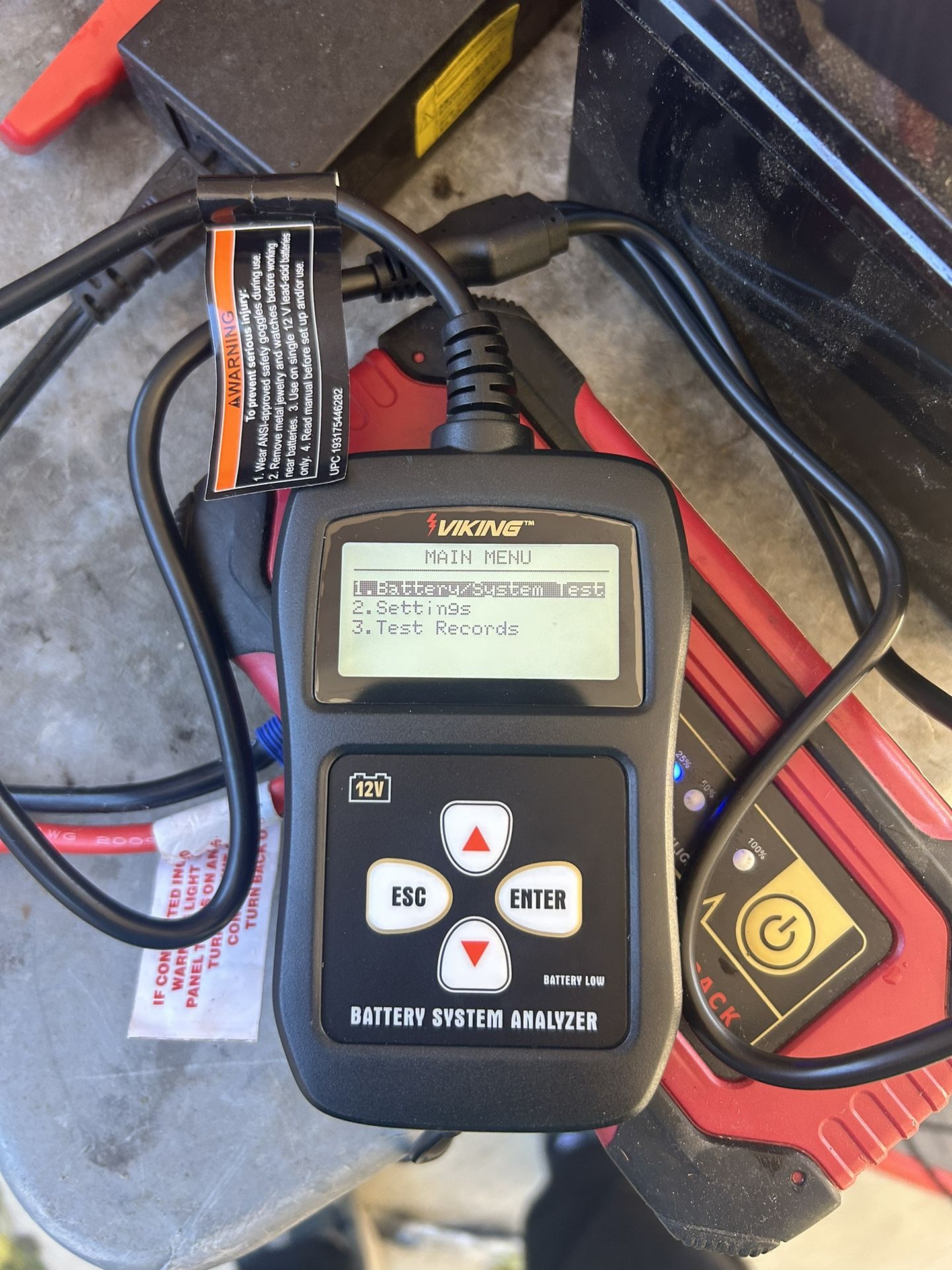 Viking Battery Tester