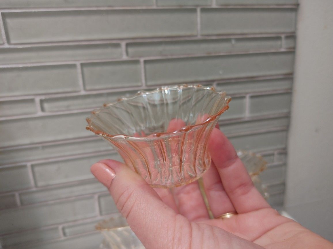 Gold And Glass Votives (21 Total) And 12 Battery Powered Tea Lights