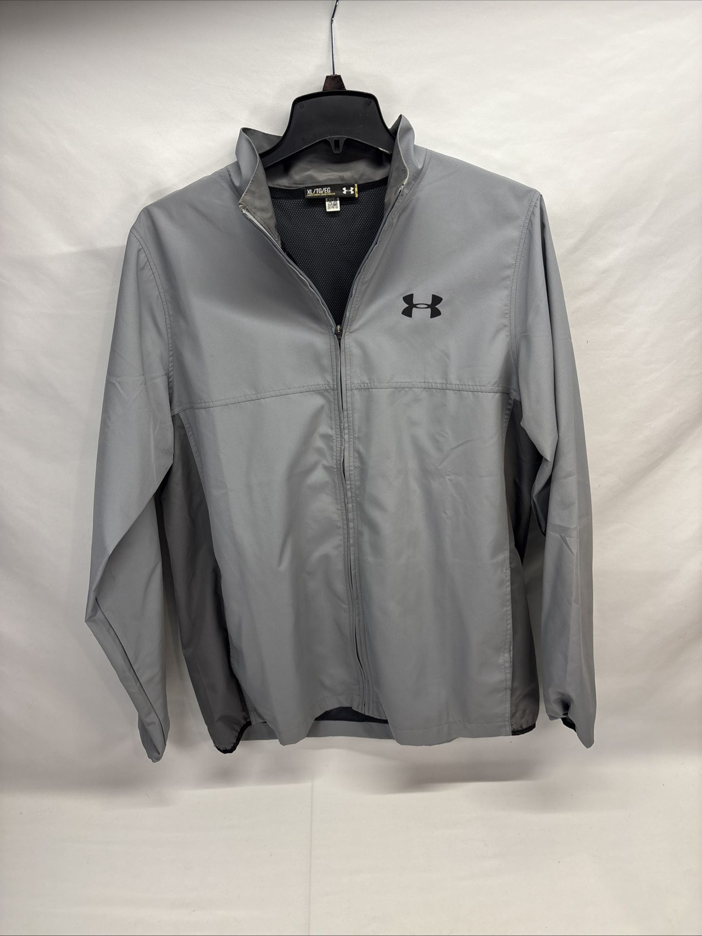 Under Armour Gray Zip Up Running Jacket