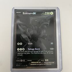 Pokémon Zekrom Ex SIR