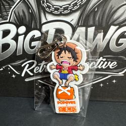 One Piece X Popeyes Keychain & Shirt Combo🔥