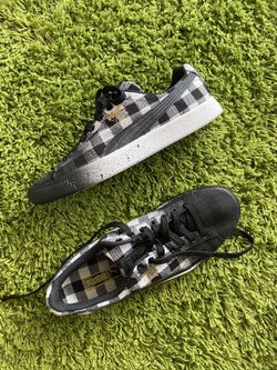 Puma Clyde plaid x white Buffalo