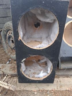 12" speaker boxes