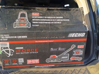 Echo e force, 56 volt battery system