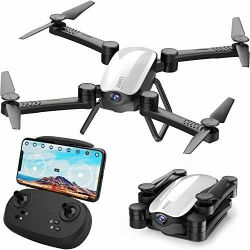 X900 Drone Optical Flow Positioning RC Quadcopter with 1080P HD Camera, Altitude Hold Headless Mode, Foldable FPV Drones WiFi Live Video 3D Flips 6axi