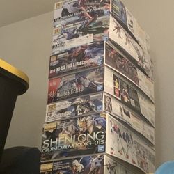 Gundam Lot PREBUILT. Sold As WHOLE.
