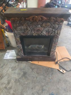 Space heater fireplace