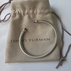 AUTHENTIC David Yurman onyx classic cable