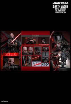 1/6 Hot Toys DX45 1/6 Darth Vader Battle Damaged Deluxe Special Edition Figure