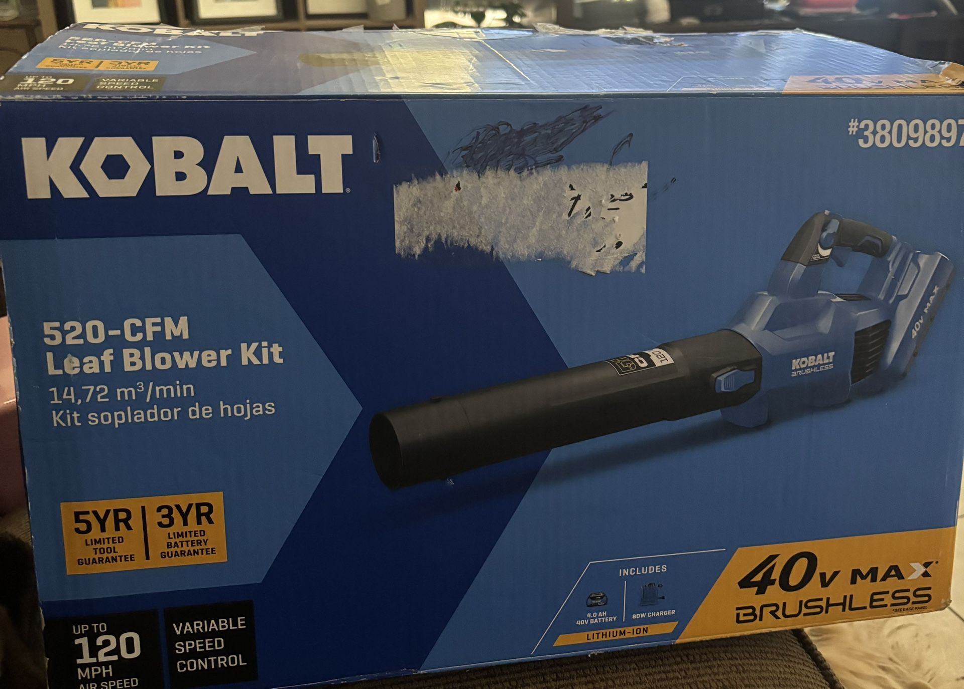 Kobalt 40V Max Brushless Leaf Blower