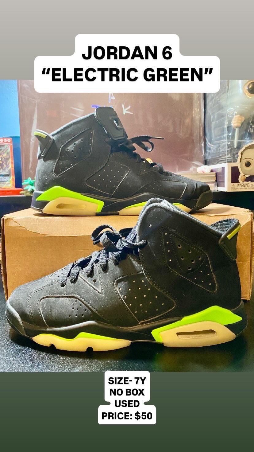 JORDAN 6 ELECTRIC GREEN