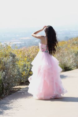 Pink Prom Dress Size 0-2 from Camille