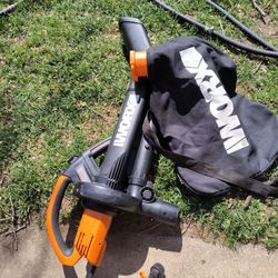 Excellent Condition. worx Electric Leaf Blower And Vacuum 