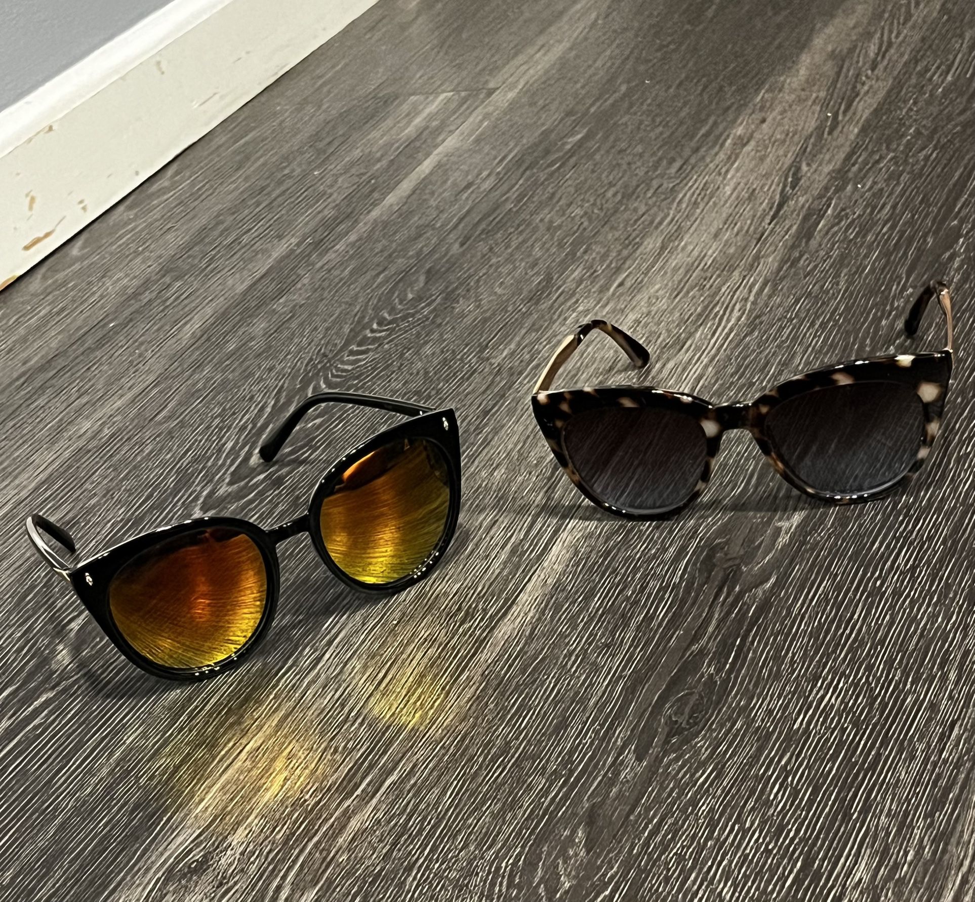 Women’s cat eye sunglasses - two pairs