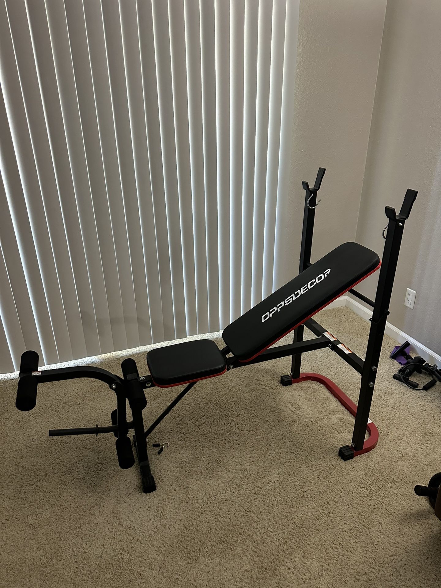 Adjustable Weight Bench Set
