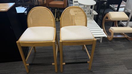 Rattan Bar Stools Set of 2(Sw926)