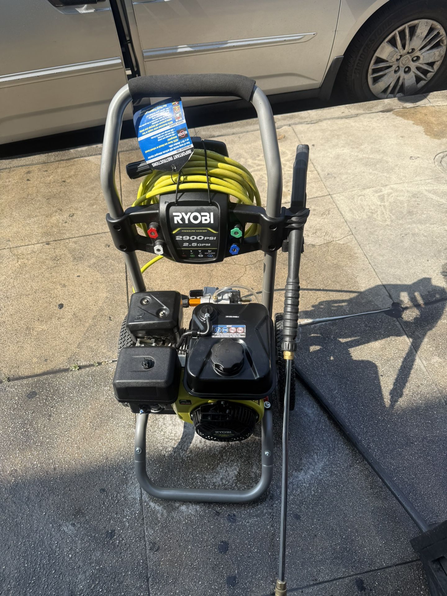 Pressure washer ryobi 2900 psi like new as is $220 firm