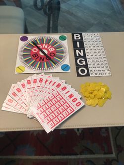 Pressman Bingo Game