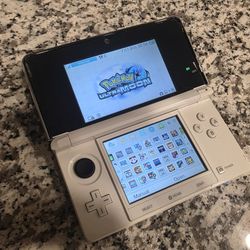 Nintendo 3ds White Custom Video Game Console 