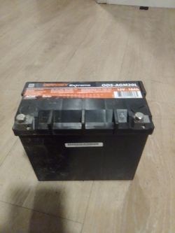 Odyssey extreme auxiliary battery 12 volt 18 amps hours