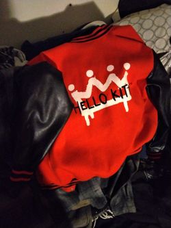 Hello Kitty Letter Men Jacket