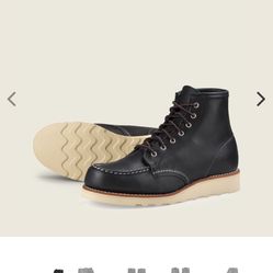 SIZE 7.5 RED WING WATERPROOF LEATHER SOFT TOE BOOTS BRAND NEW 